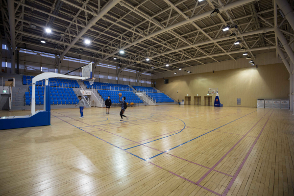 한기대 체육관 내부 모습