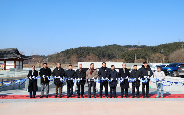 지난 2일 열린 이종일 생가지 주변 종합정비사업 준공식 모습.