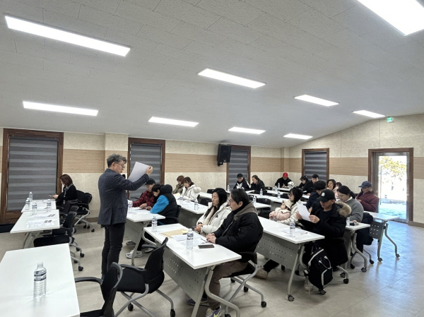 신풍 리브투게더 2차 사전교육 진행 모습