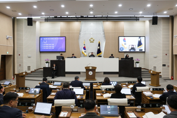 당진시의회, 제126회 임시회 개회식 모습