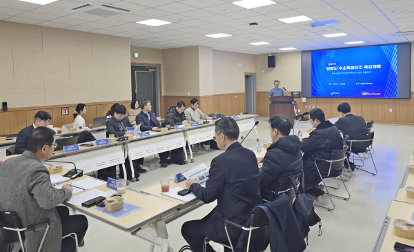 ‘보령형 수소산업 육성 및 수소에너지 미래전략 수립을 위한 전문가 포럼’ 개최 모습