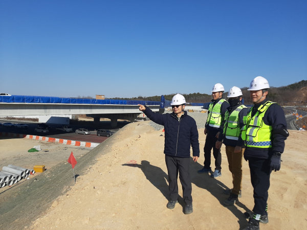 들목교 노경 감리단장 현장점검