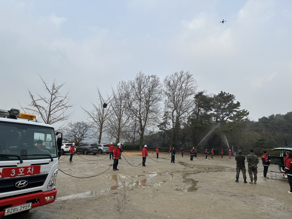 2025 산불진화 통합훈련 모습