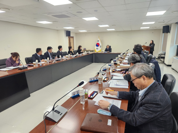 재정집행점검단 회의 개최 모습