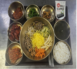 천안삼거리휴게소 강된장호두비빔밥