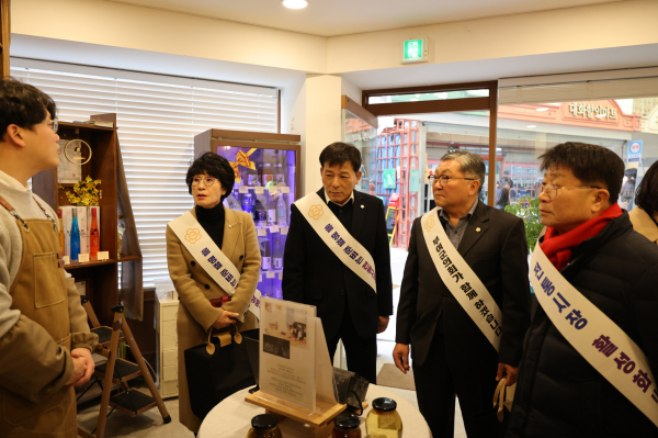 설 명절맞이 전통시장 이용 캠페인 전개 모습