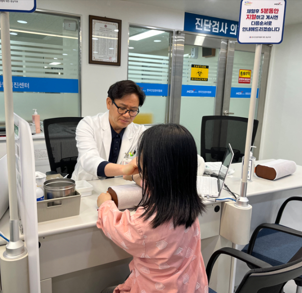 아동검진 모습