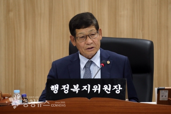 채평석 세종시의회 행정복지위원장