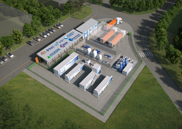 그린수소 생산기지 조감도