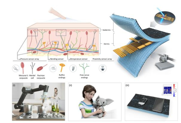 대면적 제작이 가능한 정전용량 기반 유연 센서 공정 및 활용 예시