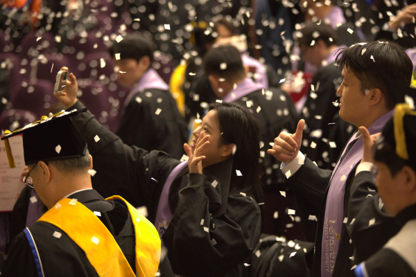 호서대학교 졸업식 현장 모습