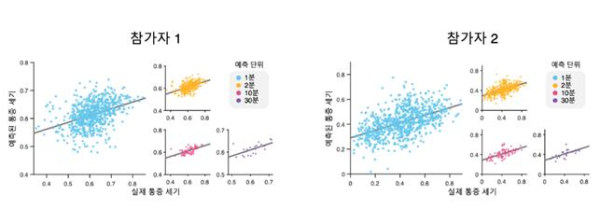 뇌 영상 기반 만성 통증 마커의 통증 세기 예측