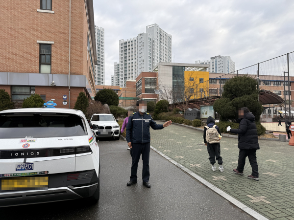 구즉초등학교 통학택시 운영 사진