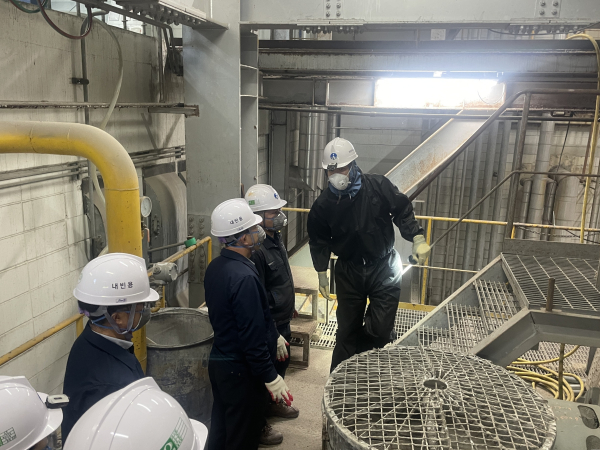지난 4일, 공단 이사장이 현장을 찾아 주요 공정별 추진 현황과 안전조치 이행 여부를 점검했다