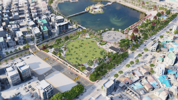 서산 예천지구 공영주차장(초록광장) 조성사업 조감도