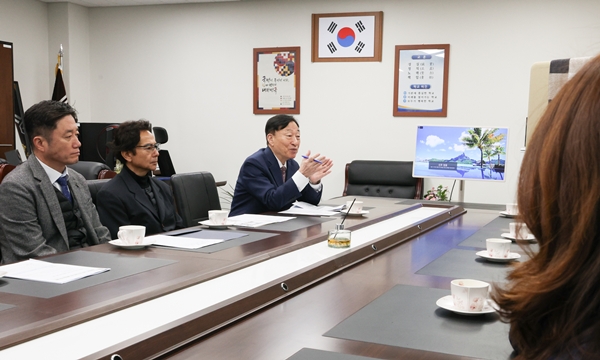 설동호 교육감 AI디지털 활용 연구학교 대덕고등학교 방문 모습