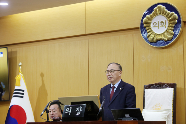 서산시의회, 제312회 임시회 개회식 모습