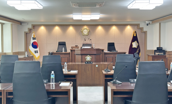 대덕구의회 본회의장