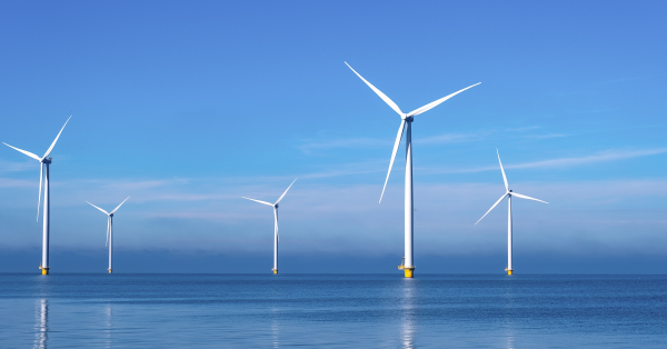 해상풍력 단지 조감도
