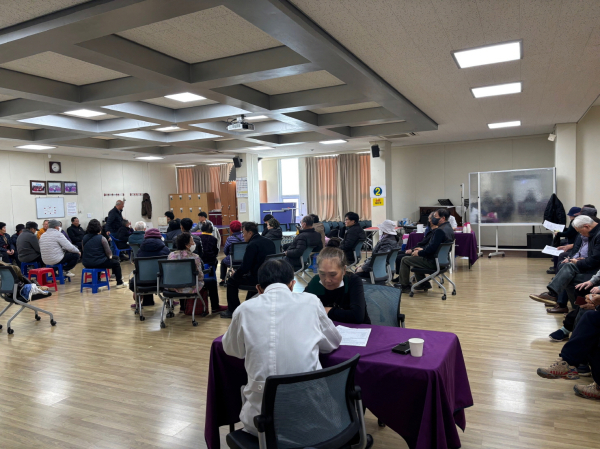 찾아가는 이동건강검진 모습