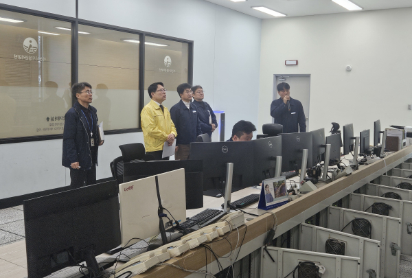 아산시생활자원처리장 비상저감조치 발령에 따른 충남도청·아산시 현장점검 모습