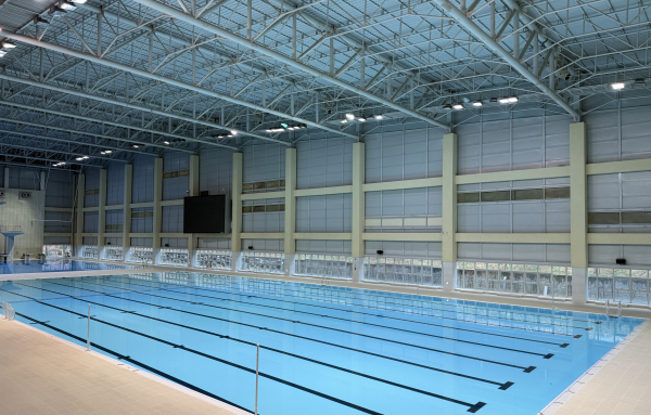 용운국제수영장 내부 풀 모습