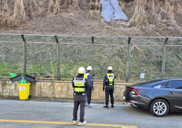 전사 ‘해빙기‧봄맞이 대비 재난안전점검’ 진행 모습