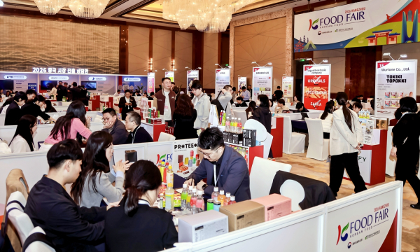 항저우 K-푸드 페어 수출상담회 상담 현장