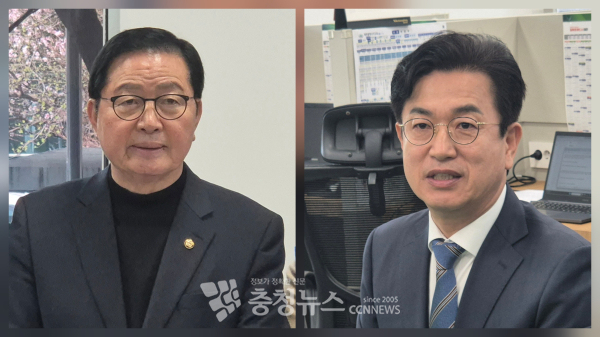 더불어민주당 대전시장 경선 후보. (왼쪽부터) 장종태 국회의원, 허태정 전 대전시장