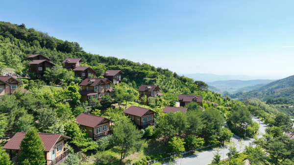 국립산림치유원의 주치마을 전경 사진