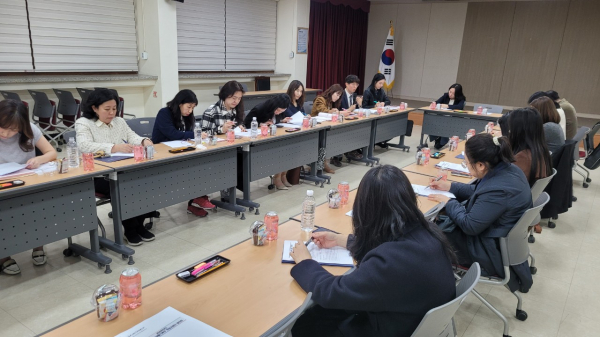 학교생활기록부 현장지원단 실무 협의회 개최 모습