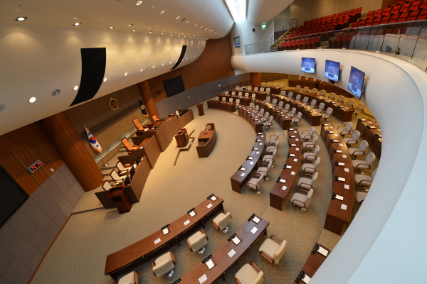 충남도의회 본회의장