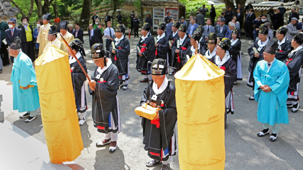 공주 숙모전 춘향대제 행사 모습