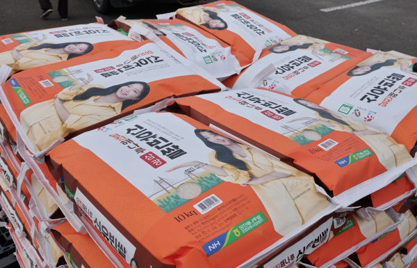 신유빈 쌀 전달 현장