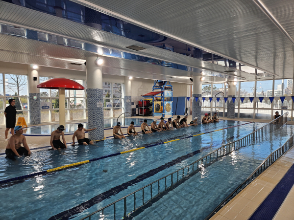 태안군가족공감센터 내 어린이수영장 모습.