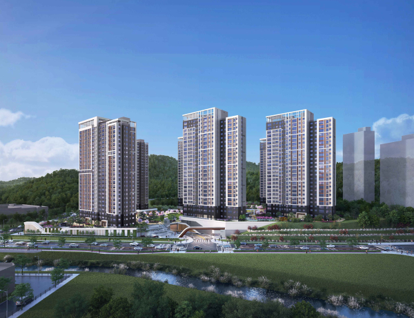 하대실2지구 공동1블록 조감도