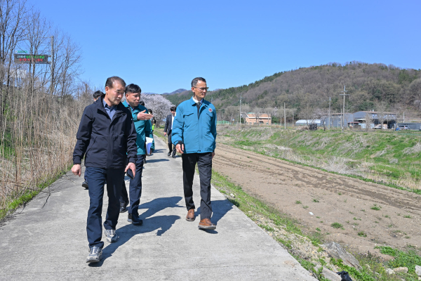 하천 계곡 등 불법 점용 행위 일제조사_현장 점검 모습