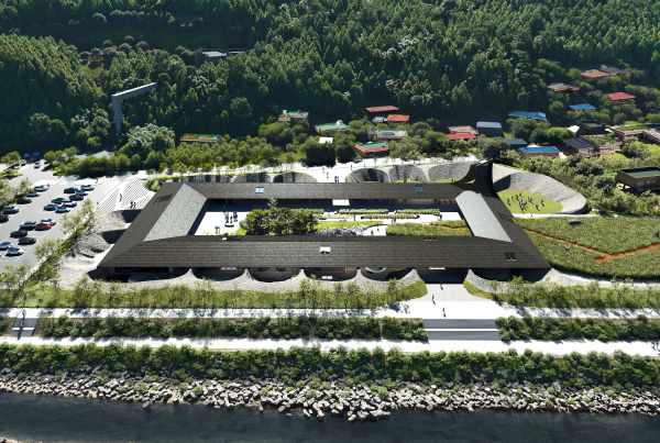 빛돌숲공원 조성사업 건축설계공모 당선작 모습