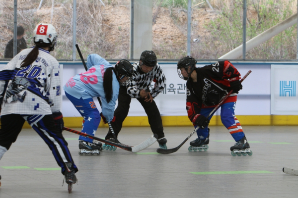 2025 남원 코리아 오픈 인라인하키 경기 장면