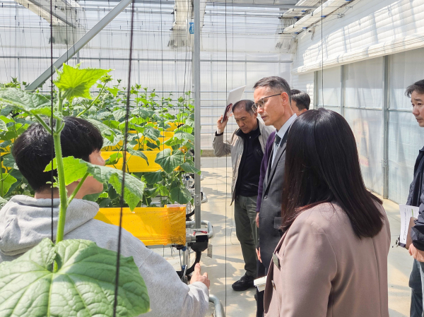 송무경 공주시장 권한대행, 주요 현안사업장 현장점검 진행 모습