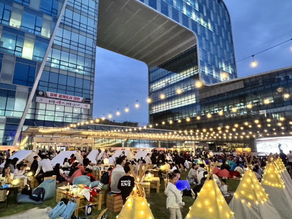 지난해 개최된 달빛 야외도서관 운영 모습