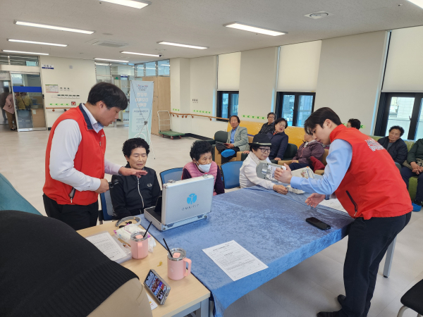 건강켐페인 모습