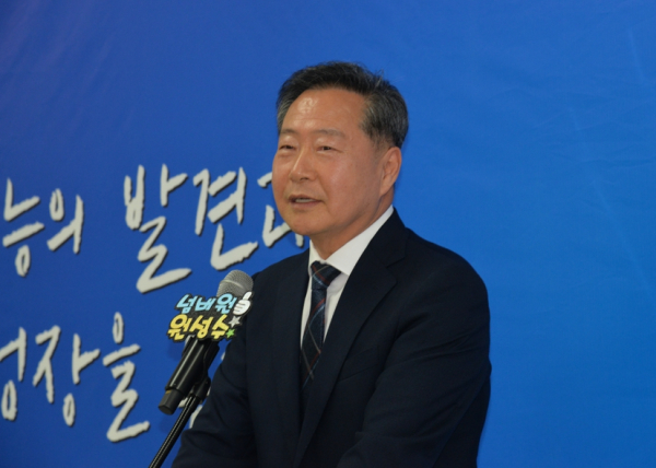 세종시 교육감 선거에 나선 원성수 예비후보(전 국립공주대학교 총장)<br>