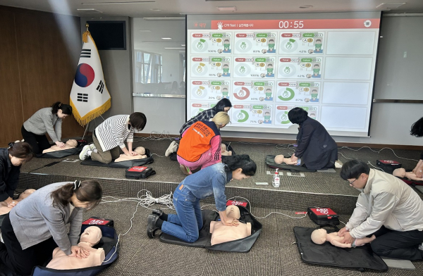 ‘어린이 이용시설 종사자 안전교육’ 진행 모습