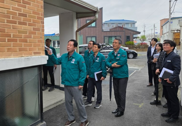 장진원 부시장, 인명피해 우려지역 현장점검 진행 모습