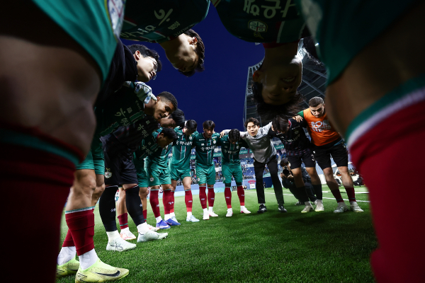 제주와 홈경기 모습