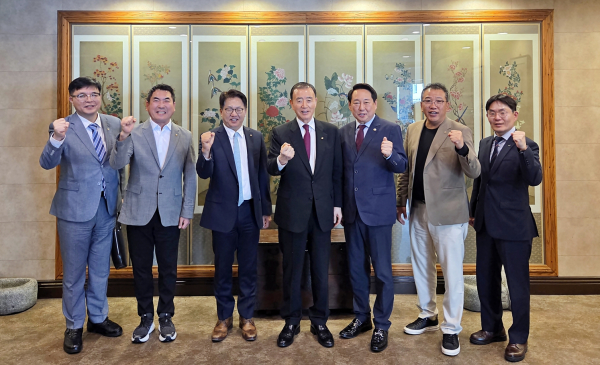 미국 LA지역 경제인 단체장 간담회 기념사진