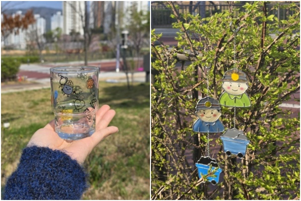 ‘알록달록 광부공방’ 프로그램 작품 전시 모습