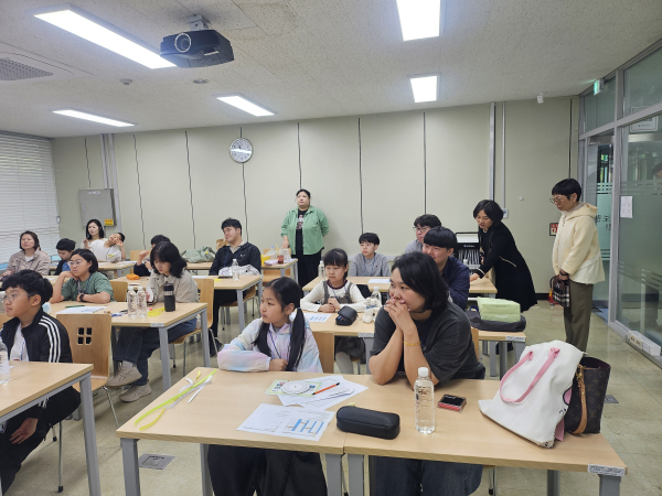 학부모와 함께하는 정보영재 체험교실 운영 모습