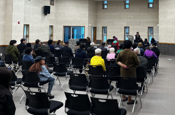 고유가 피해지원금 신청 현장 모습